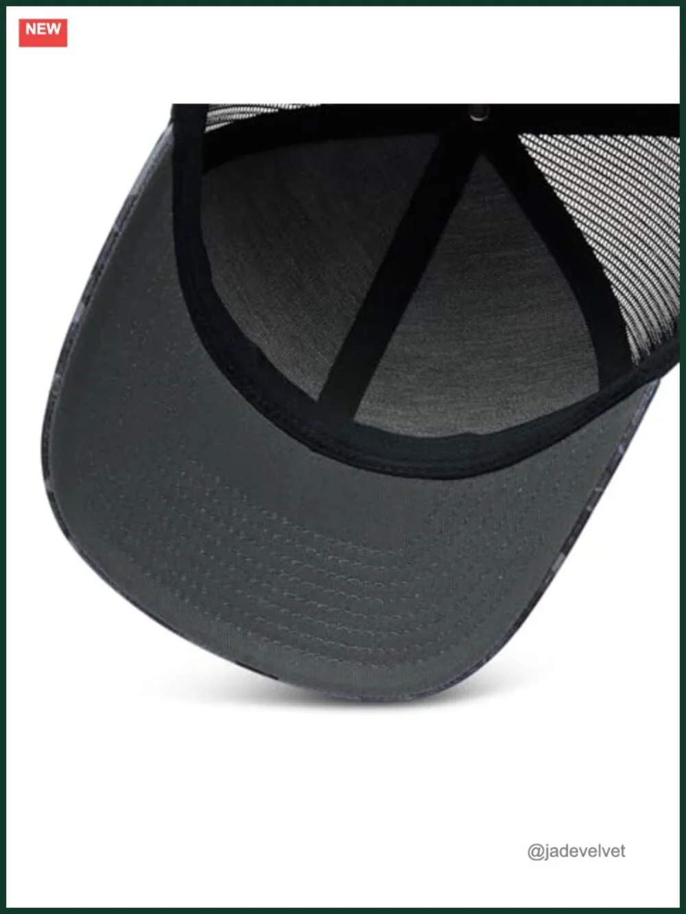 Mesh Back Snap Back Baseball Cap with Pre-Formed Bill